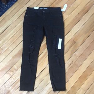 Old Navy Rockstar black jeans size 12